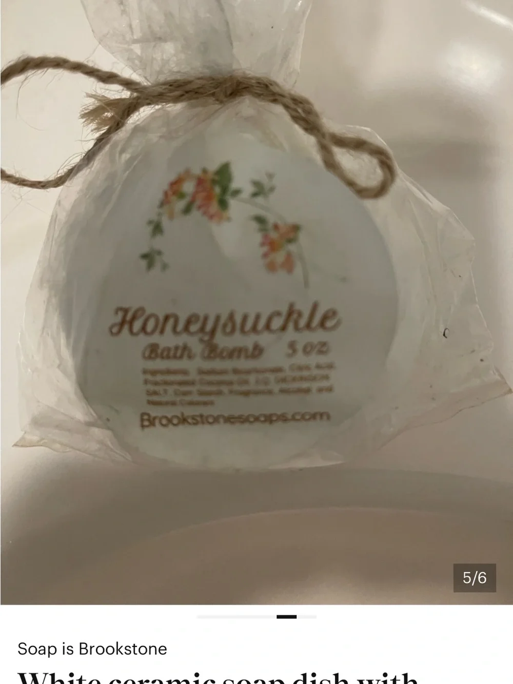 Vinyl Shower Curtain& Soap Dish and New Soap!